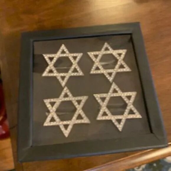 Star of David Napkin Rings - Picture 3 of 5